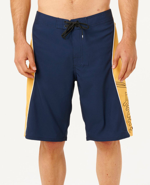 Rip Curl MIRAGE PANEL BEATER BOARDSHORT - NAVY/YELLOW