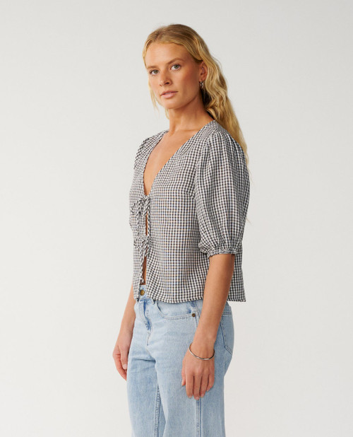 RIPCURL VIBE SURF TIE FRONT TOP (06UWSH-0375)