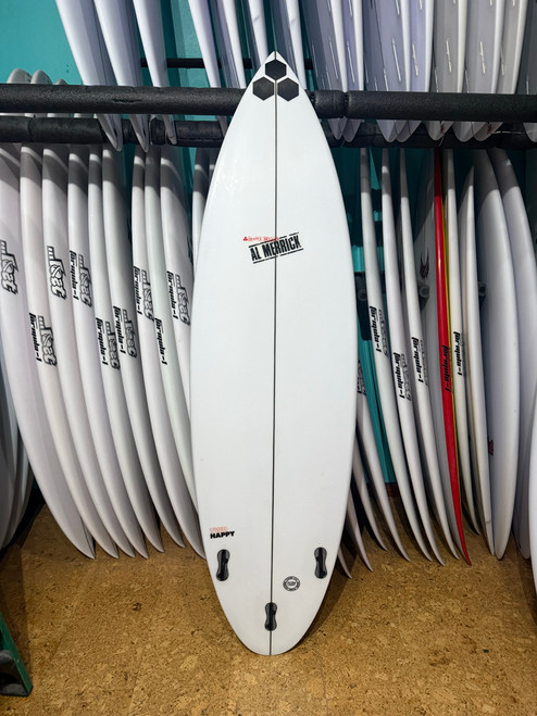 6'3 CHANNEL ISLANDS TWO HAPPY USED SURFBOARD (770104)