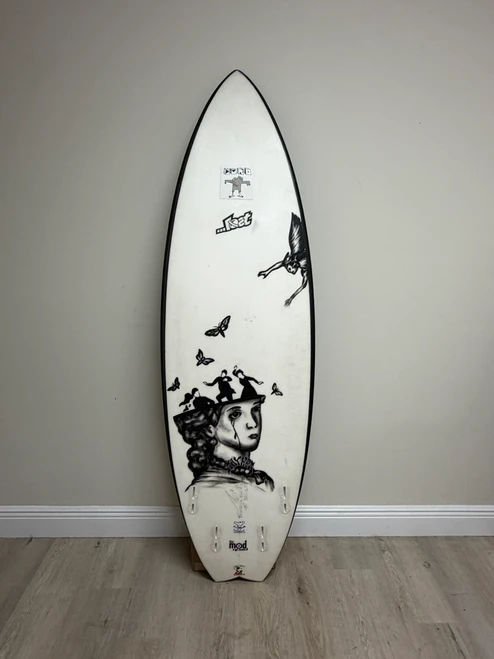 5'9 Lost Black Sheep Mod Quad Used Surfboard - 30.88L