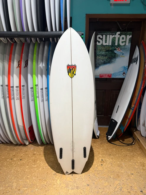 5'11 LOST MR X MB CALI TWIN USED SURFBOARD (248415)