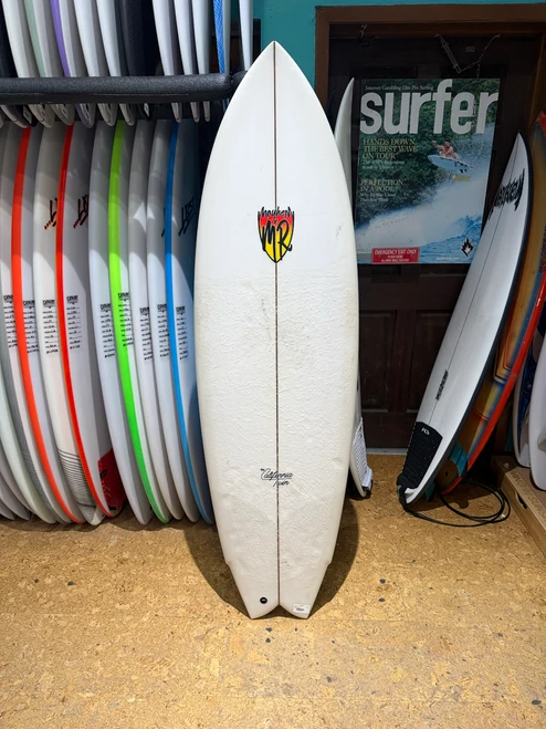 5'11 LOST MR X MB CALI TWIN USED SURFBOARD (248415)