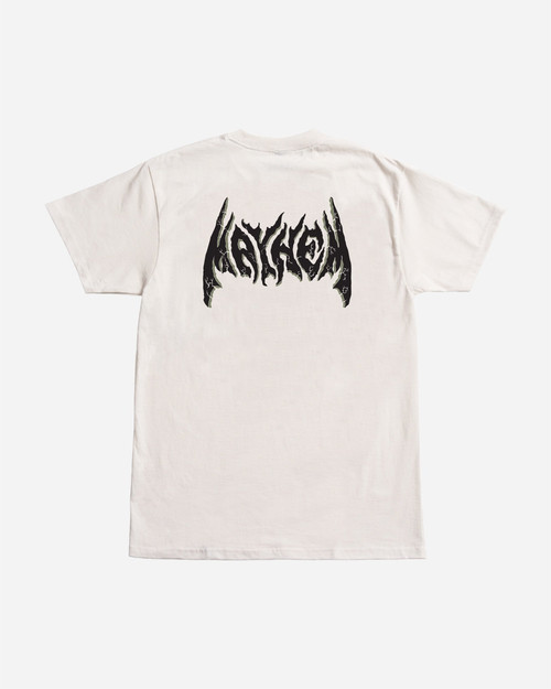 LOST MAYHEM CRACKLE SPEED DEMON TEE - VINTAGE BLACK / VINTAGE WHITE