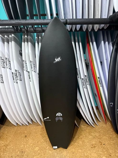 5'8 LOST DOUBLE DART RNF 96 SURFBOARD (120804 B)