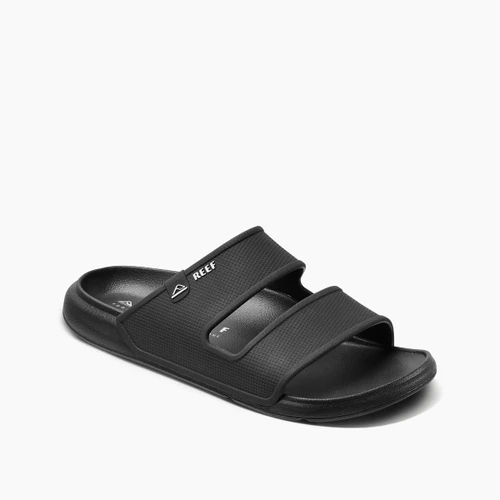 REEF OASIS DOUBLE UP MEN'S SLIDE SANDAL - BLACK (CJ0366)