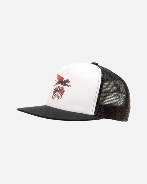 LOST MAYHEM GRIFFIN TRUCKER HAT - BLACK / WHITE