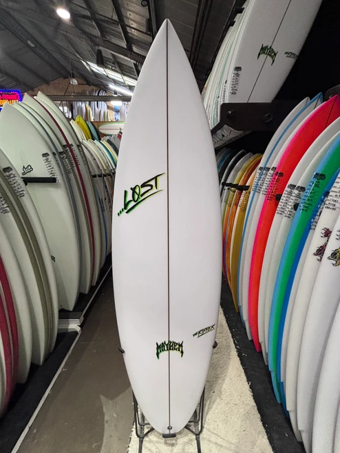 6'0 Lost The Ripper Round Surfboard - Poly, 33.52L
