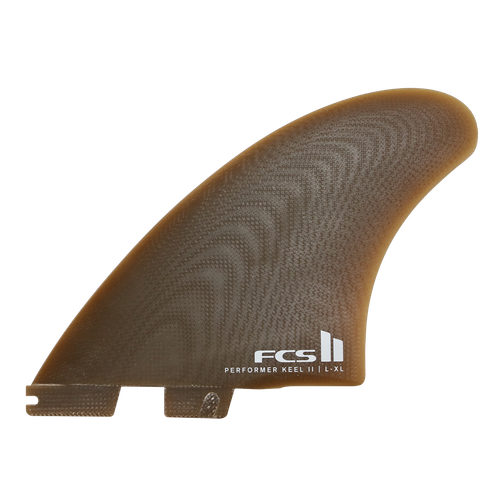 FCS II PERFORMER KEEL PG TWIN FIN SET M-L CACAO