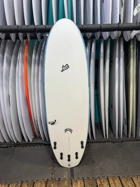 6'0 LOST BLACK DART LAZY TOY II USED SURFBOARD (297593)