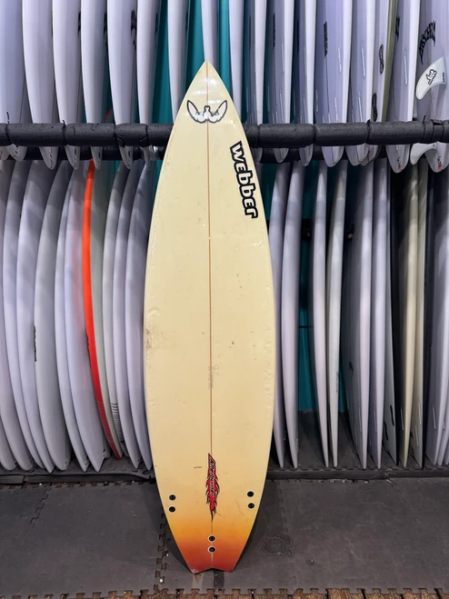 6'8 WEBBER USED SURFBOARD (0992)