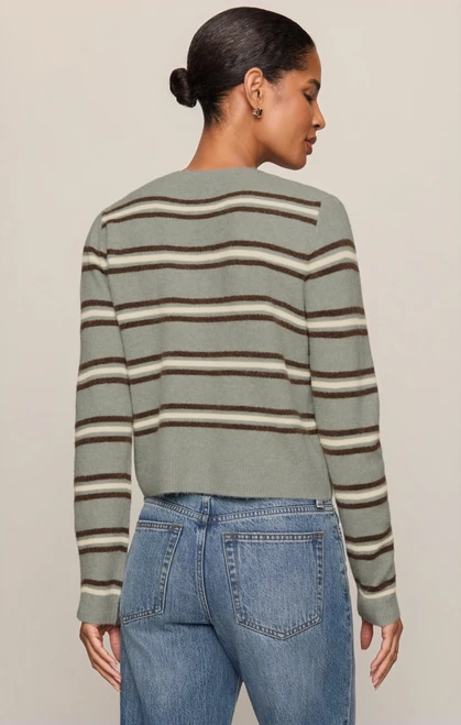Z SUPPLY MEDINA STRIPE CARDIGAN (ZW251267S-AQC)