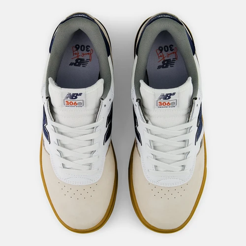 NEW BALANCE NUMERIC 306C FOY - WHITE / BLUE (UN306CBW)