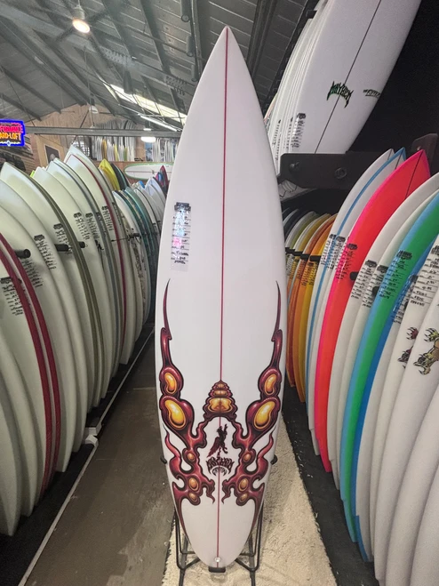 6'4 Lost The Griffin Pro Surfboard - Poly, 34L
