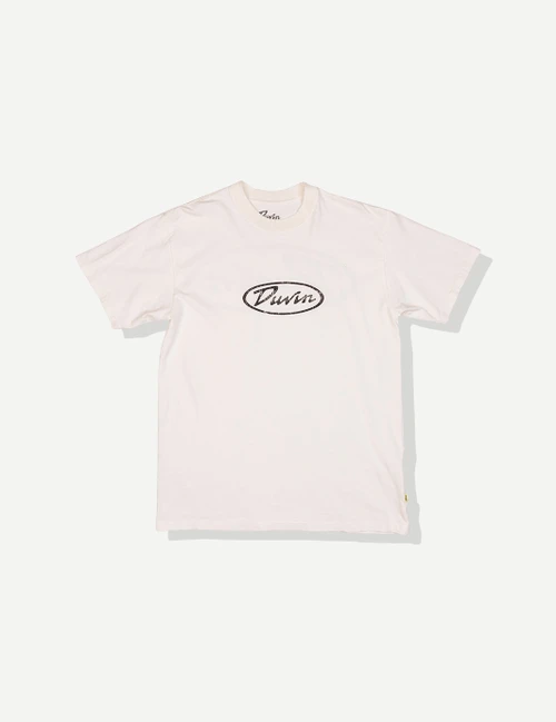 Duvin Oval Script Tee - Antique