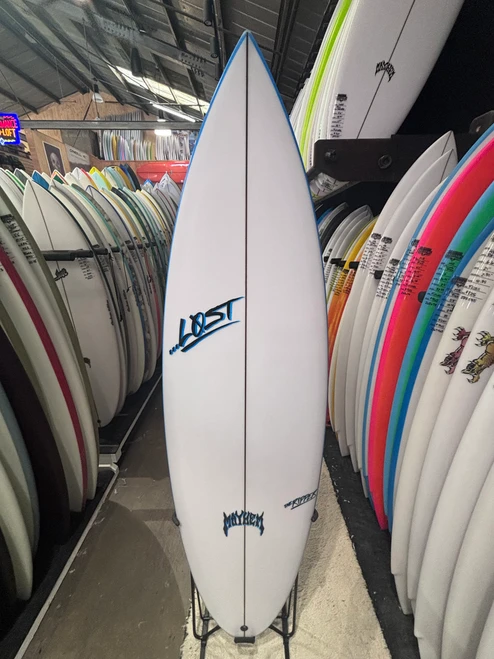 5'10 Lost The Ripper Round Surfboard - Poly, 30.7L