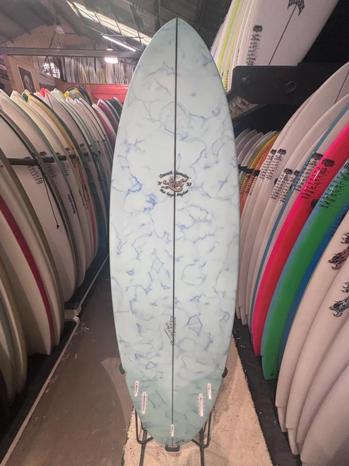 6'4 Lost Smooth Op-Twinzer Plus Surfboard - Poly, 38L