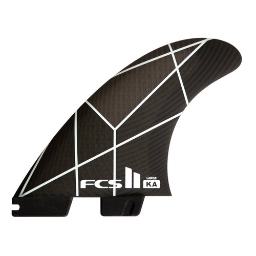 FCS II KA PC WHITE/GREY TRI FINS (FKAL-PC02-LG-TS-R)