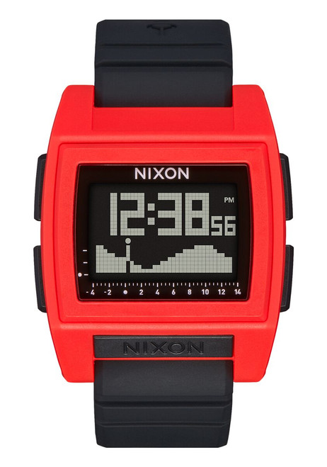 NIXON BASE TIDE PRO WATCH (BLACK/RED)(A1307-209-00) NIXON BASE TIDE PRO WATCH (BLACK/RED)(A1307-209-00)