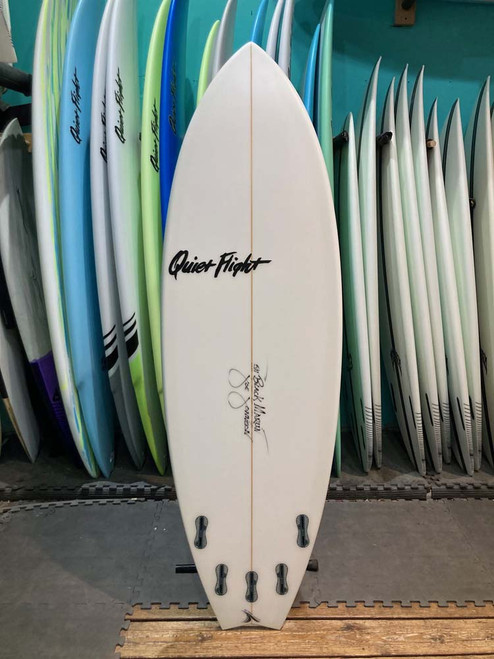 5'11 QUIET FLIGHT BLACK MARLIN SURFBOARD (60659)