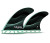 FUTURES F4 HC QUAD - GREEN SMALL FINS (1140-182-40)
