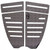 FIREWIRE SLATER 4 PIECE FLAT TRACTION PAD (PADK-T-4F-GYBK)