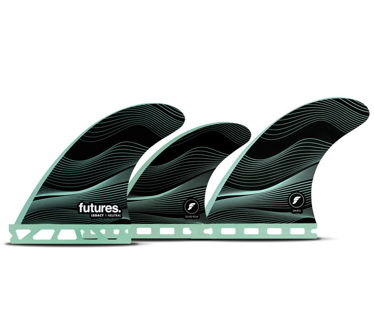 FUTURES F4 HC 5-FIN - GREEN SMALL (1140-182-50)