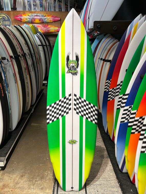 6'3 LOST RAD ZAPPER SURFBOARD (282899)