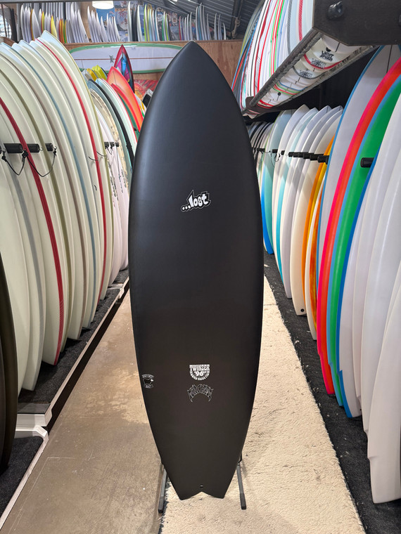 5'7 LOST BLACKSHEEP RNF TWINZER 96ER SURFBOARD (120170)