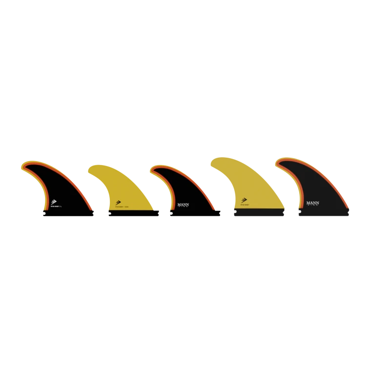 FIREWIRE SPUN HONEY MEDIUM FINS (FFSPH00-MED-5-RAK-3BLK-P)