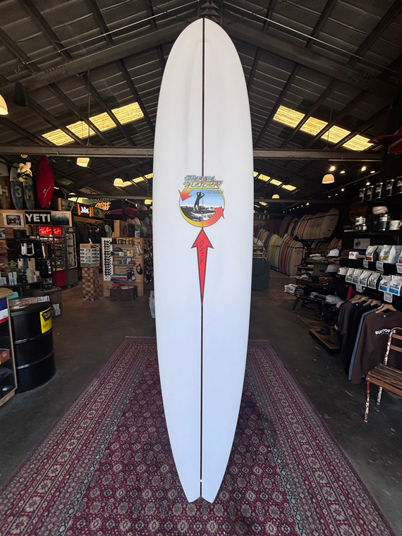 9'0 HERBIE FLETCHER ELECTRIC SOUL SWALLOW SURFBOARD (B2906)