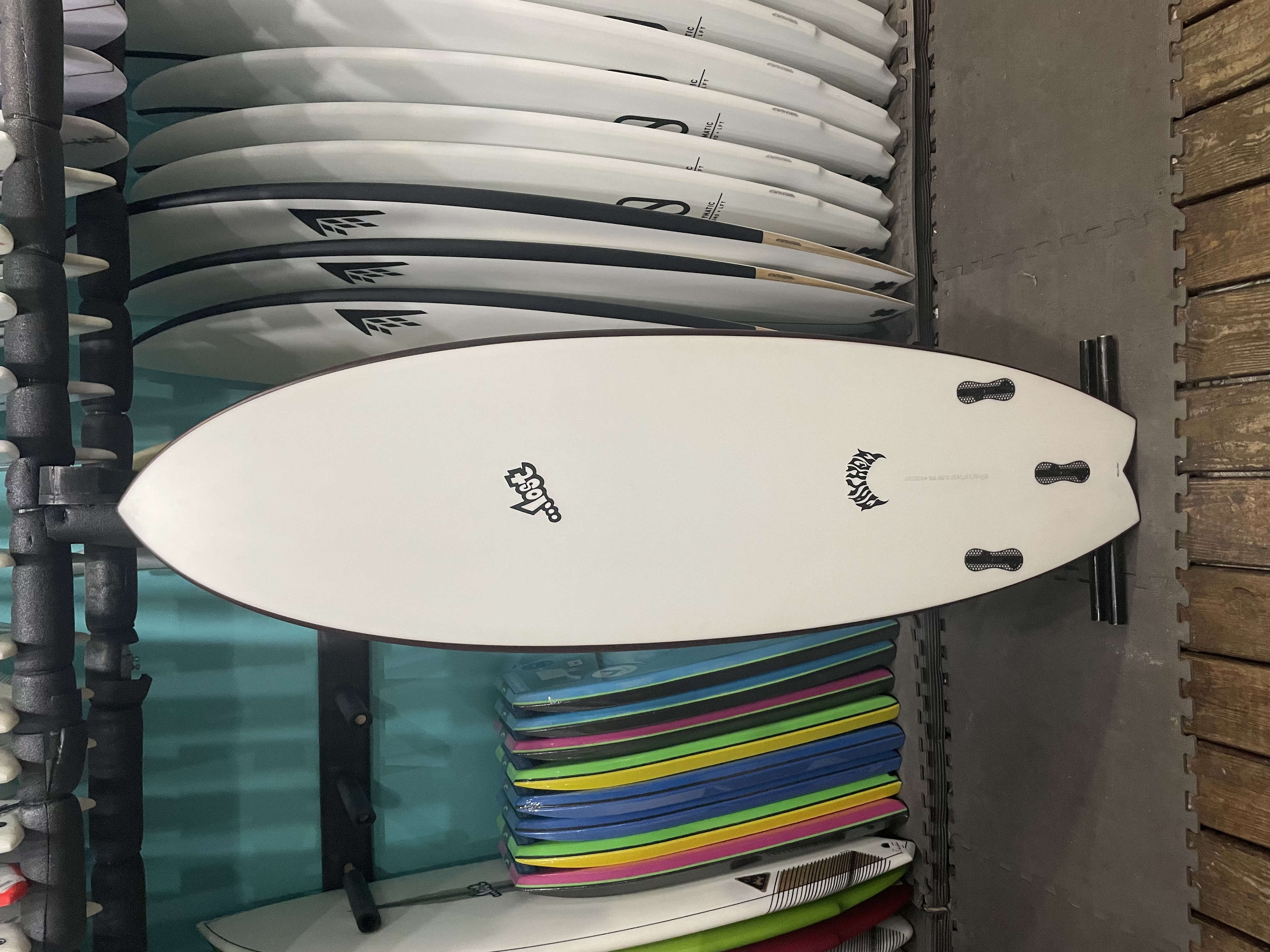 5'5 LOST BLACKSHEEP RNF 96 SURFBOARD- Catalyst