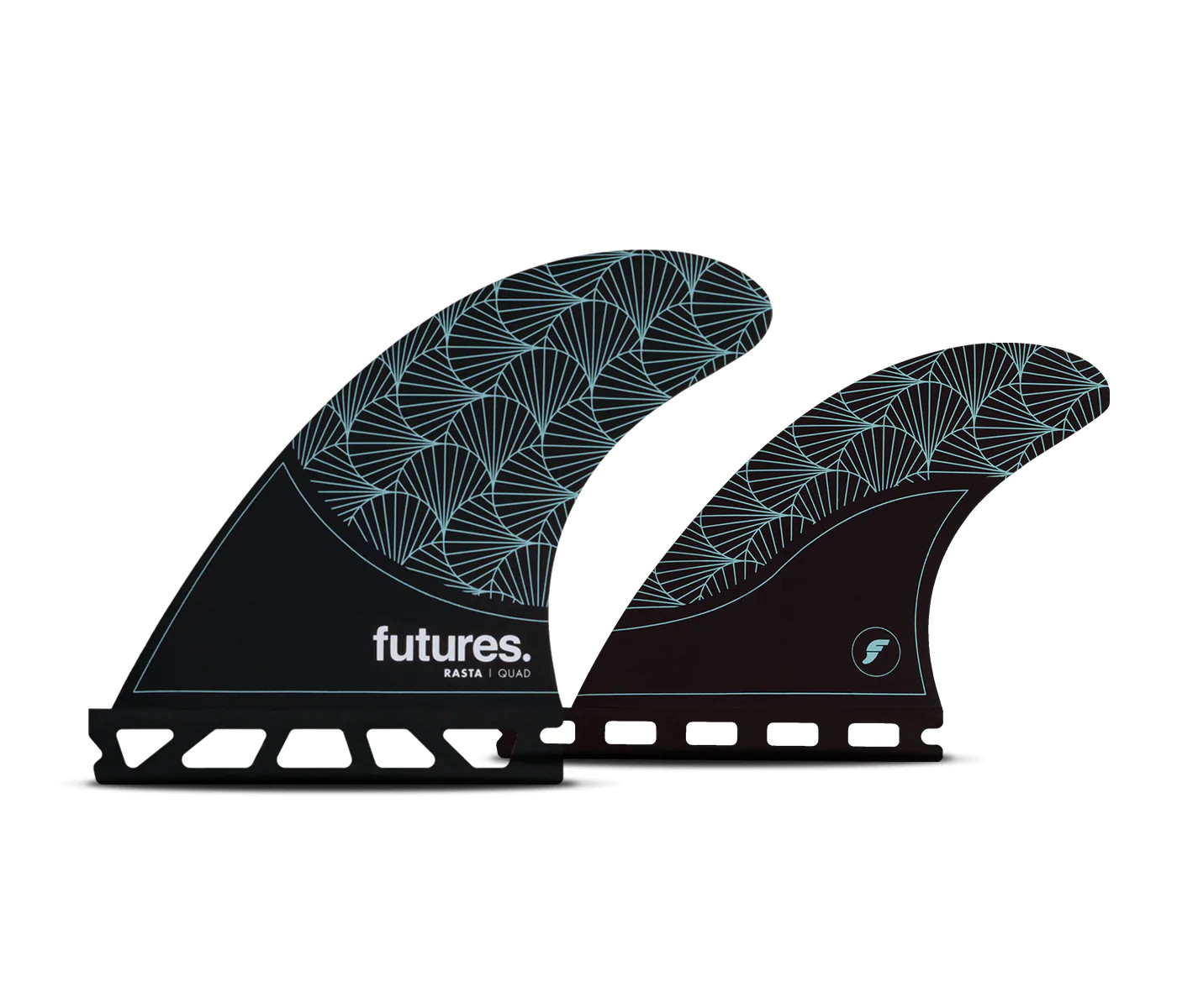 FUTURES RASTA HC QUAD - BLACK/TEAL- Catalyst