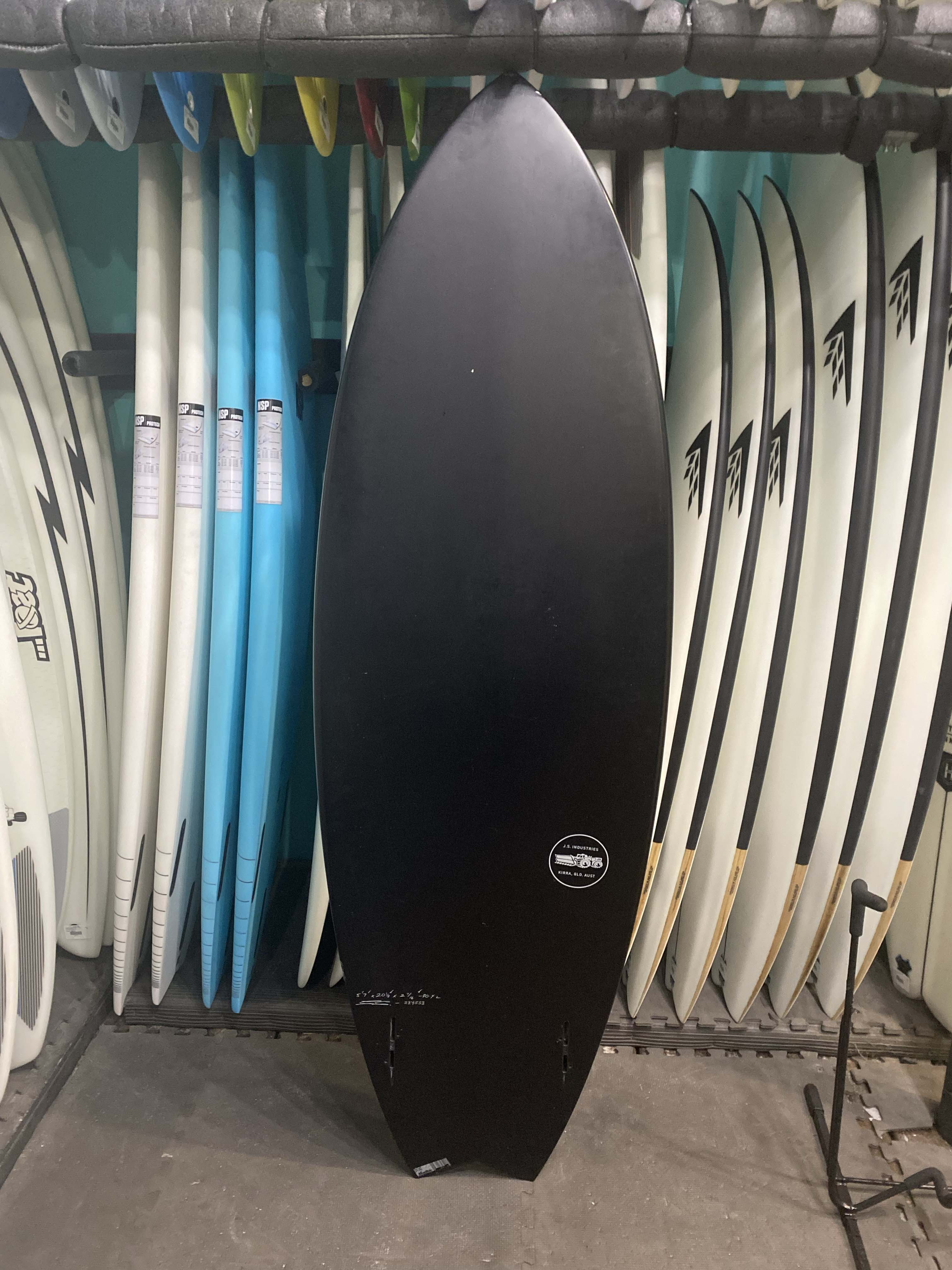 5'7 JS BLACK BARON USED SURFBOARD- Catalyst