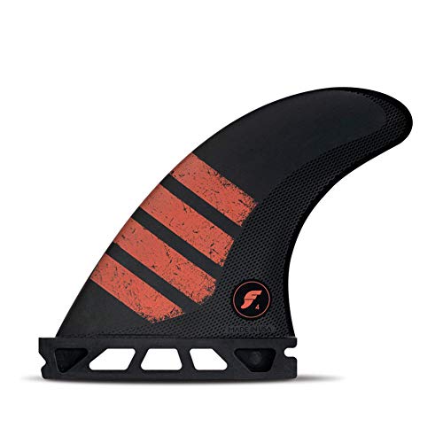 【新品】Futures Fin Alpha F4 Red Futures F4 Alpha Thruster Fin Small Carbon/Red - Catalyst