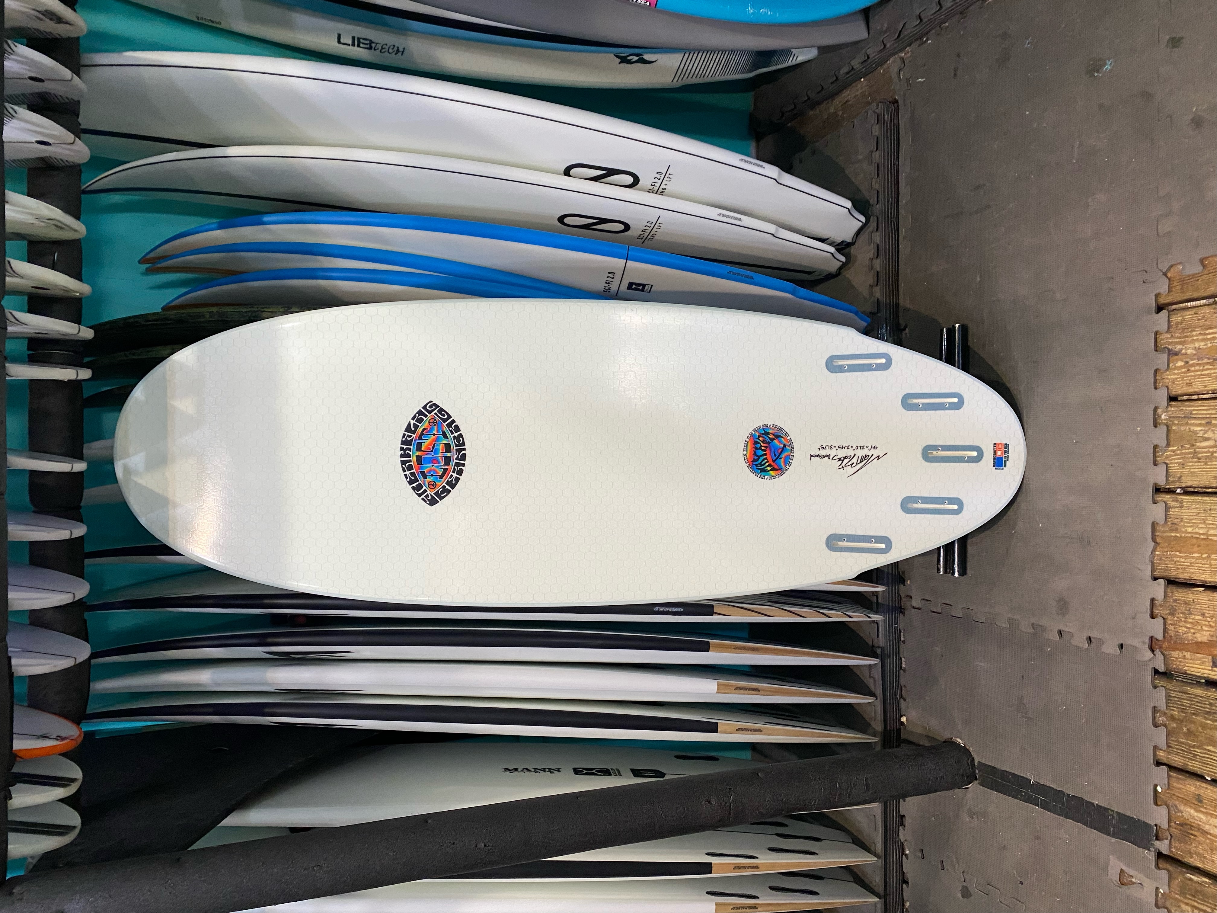 5'4 LOST LIBTECH FREAK FLAG BEAN BAG SURFBOARD- Catalyst