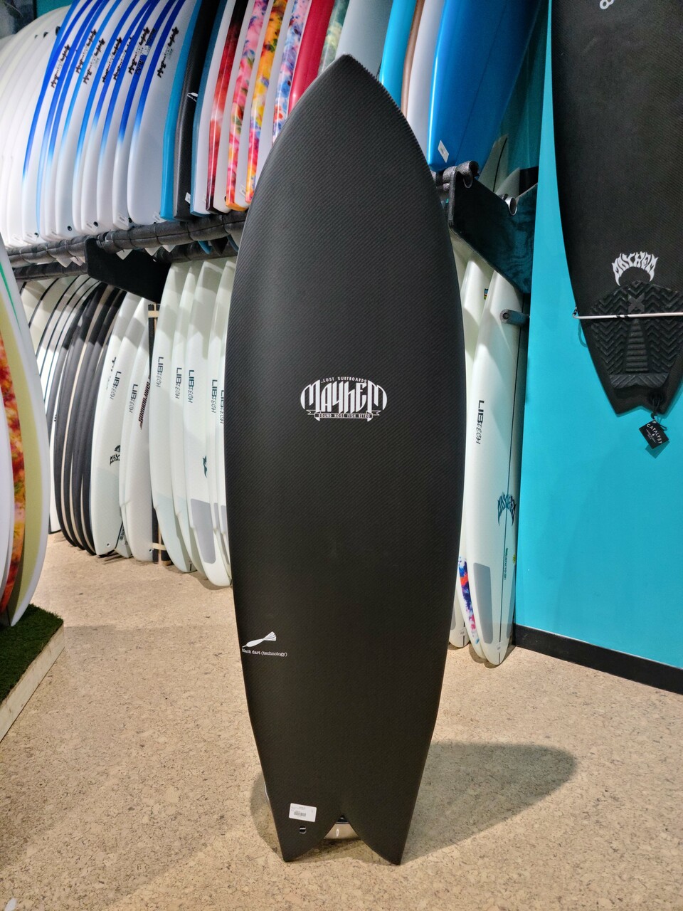 5'6 LOST DOUBLE DART RNF RETRO REVAMP 23