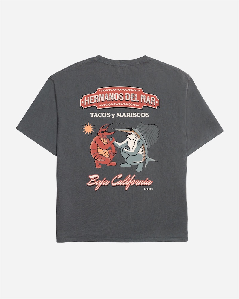 LOST CLOTHING HERMANOS DEL MAR BOXY TEE- Catalyst