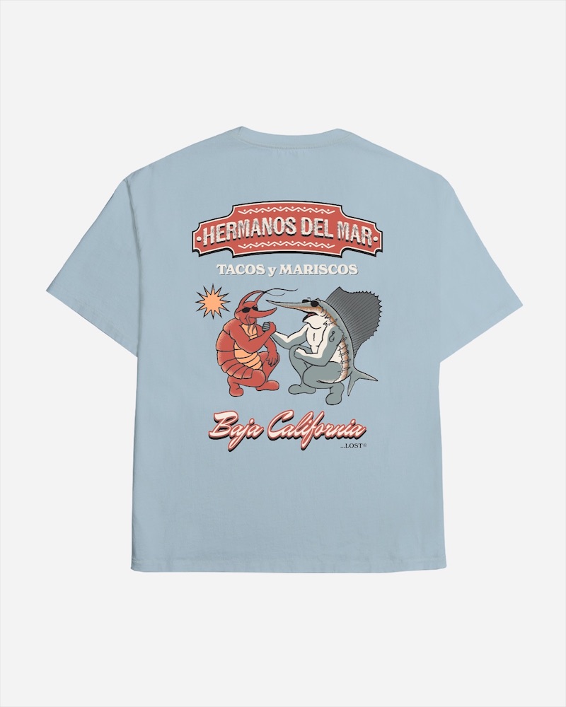 LOST CLOTHING HERMANOS DEL MAR BOXY TEE- Catalyst