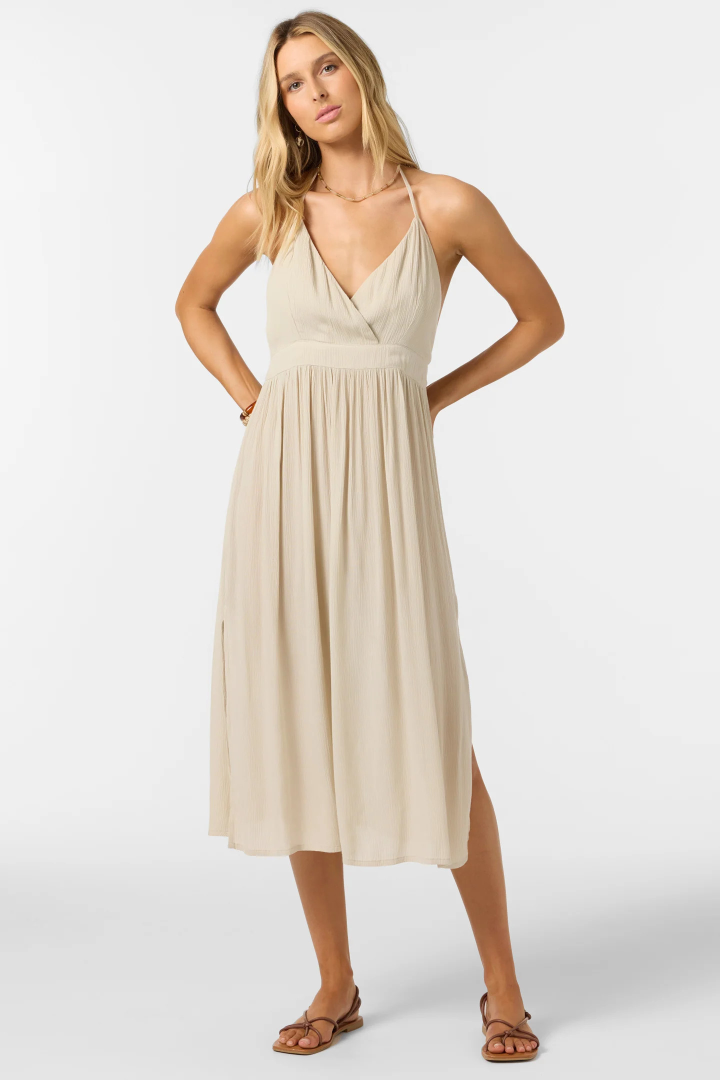 chinese dress ladies Halter Maxi Dress