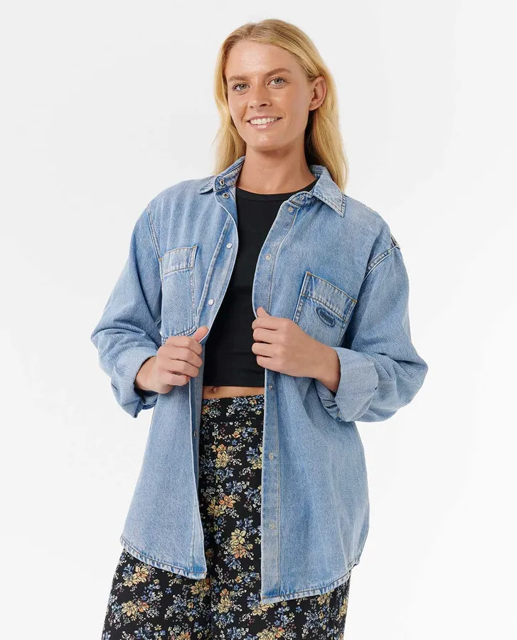 RIPCURL PACIFIC RIDER DENIM SHIRT- Catalyst