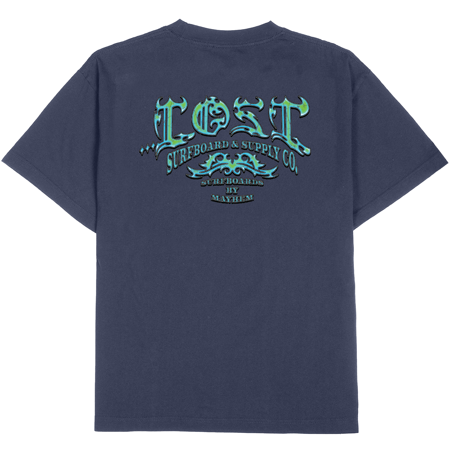 LOST CLOTHING ARCHED GNARLY LOGO BOXY TEE- Catalyst