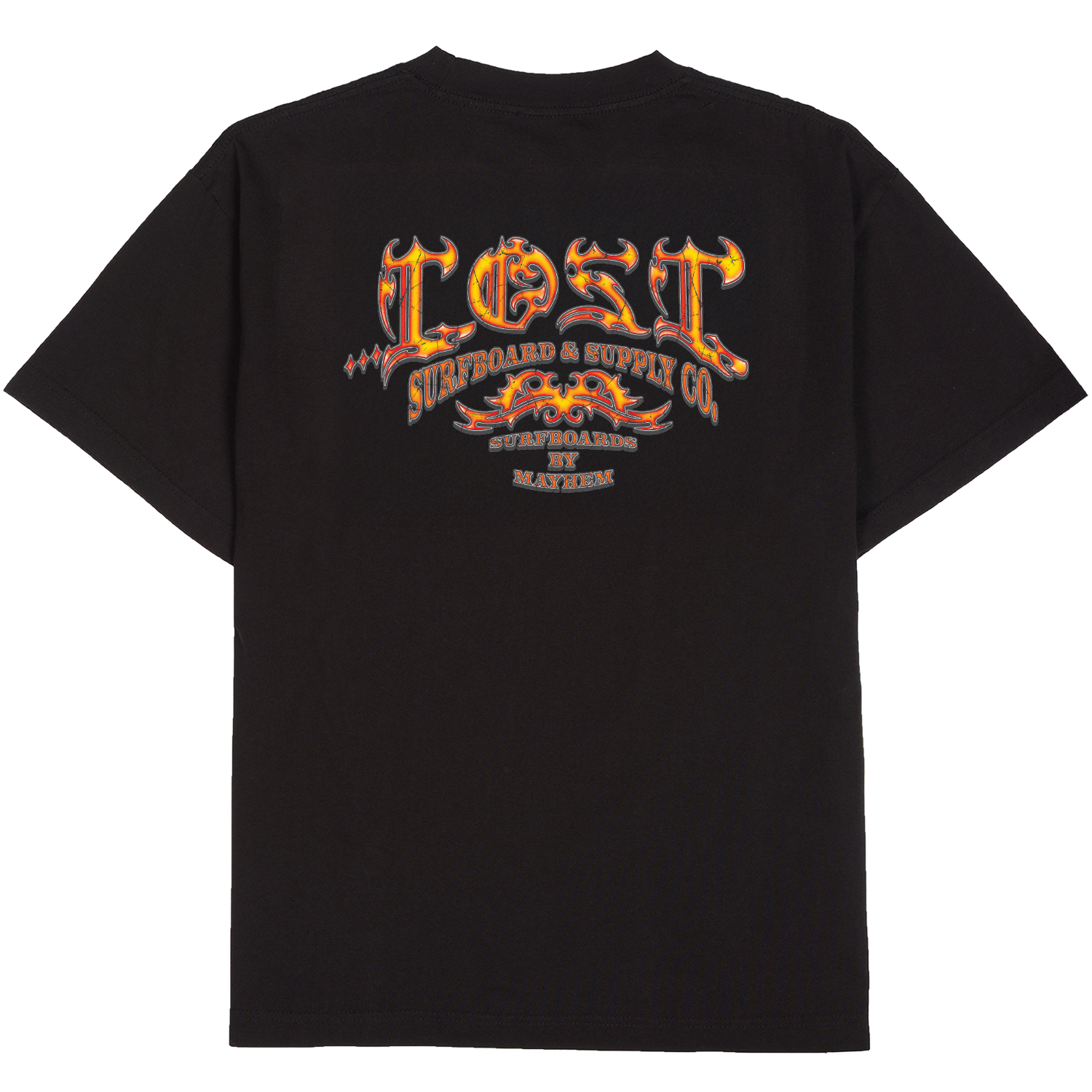 LOST CLOTHING ARCHED GNARLY LOGO BOXY TEE- Catalyst