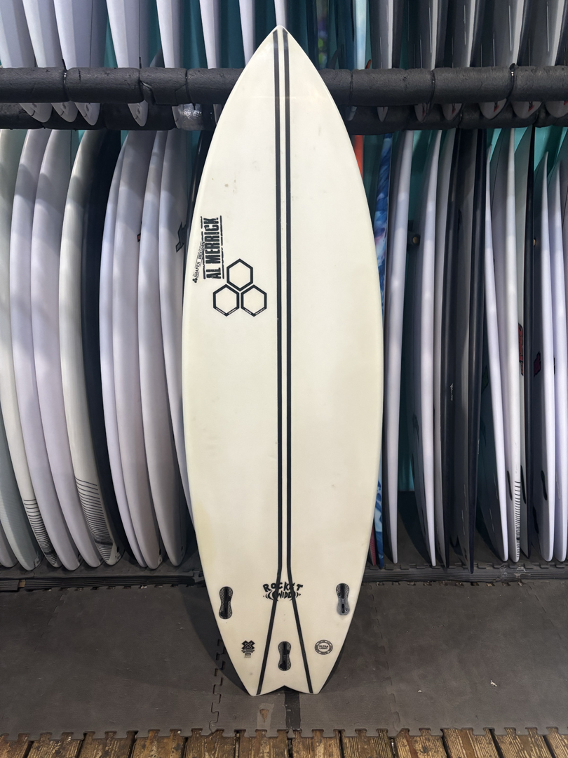 6'2 CHANNEL ISLANDS ROCKET WIDE USED SURFBOARD- Catalyst