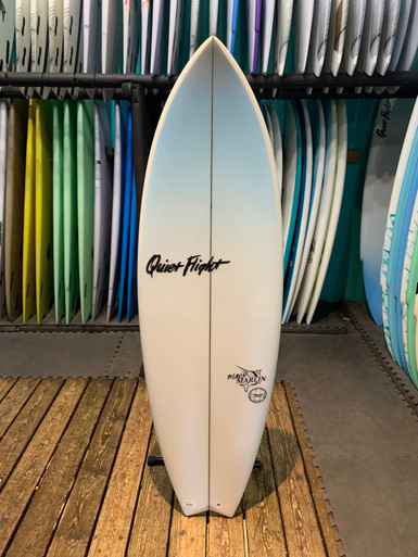 5'8 QUIET FLIGHT BLACK MARLIN SURFBOARD- Catalyst