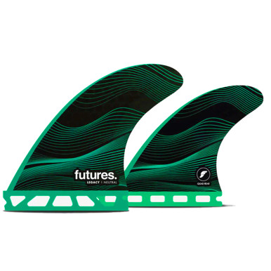 FUTURES F6 HC MEDIUM QUAD - GREEN FINS (1165-182-40) - Catalyst at