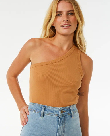 Loft Women's Asymmetrical Textured One-Piece Swimsuit