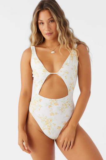 【PORTERNA】Mervo Flower Short One Piece Melody Floral Morro Bay One-Piece - Slate | O'Neill