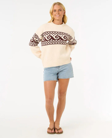 RIPCURL SOLEIL KNIT CREW- Catalyst