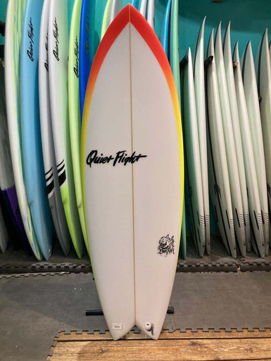 5'4 QUIET FLIGHT BAD FISH SURFBOARD- Catalyst