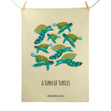 Tea Towel - A Turn Of Turtles